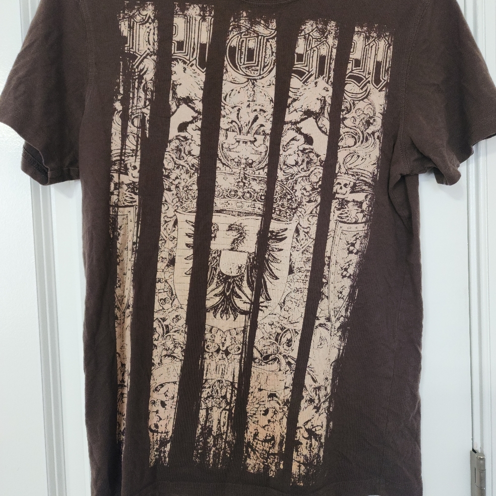 Men's Express XS brown t-shirt‎
